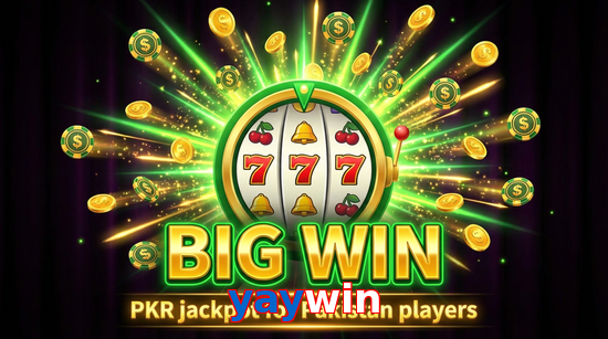 Big win animation on Yaywin slot game